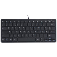 R-Go Tools R-Go Compact Tastatur, QWERTZ (DE), schwarz,...