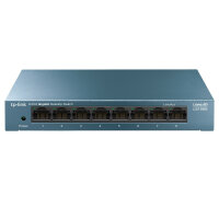 TP-Link LS108G Unmanaged Gigabit Ethernet (10/100/1000) Blau