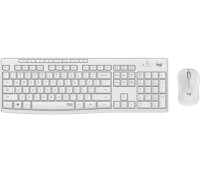 Logitech MK295 Silent Wireless Combo Tastatur USB QWERTZ Deutsch Weiß