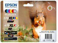 Epson Squirrel Multipack 6-colours 378XL / 478XL Claria...