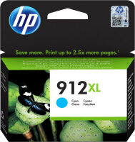 HP 912XL Cyan Original Druckerpatrone mit hoher Reichweite
